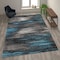 Flash Furniture Blue 8x10 Abstract Area Rug ACD-RGTRZ863-810-BL-GG - alternate 1